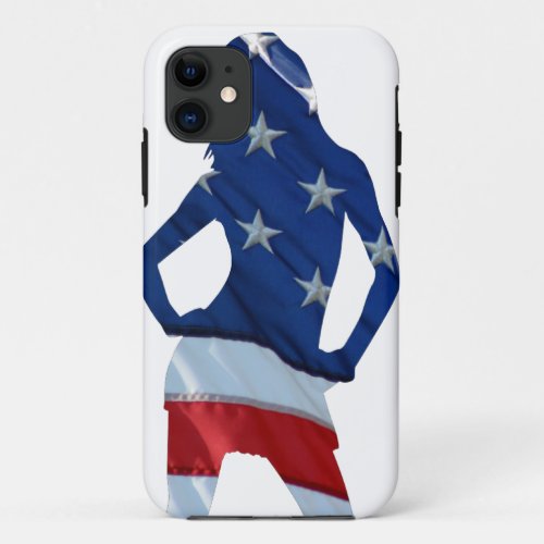 American cheerleader on any color iPhone 11 case