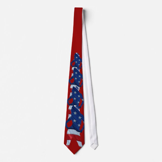 American cheerleader on any color tie (Front)