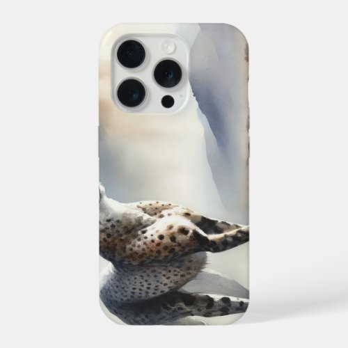 American Cheetah AREF450 _ Watercolor iPhone 15 Pro Case