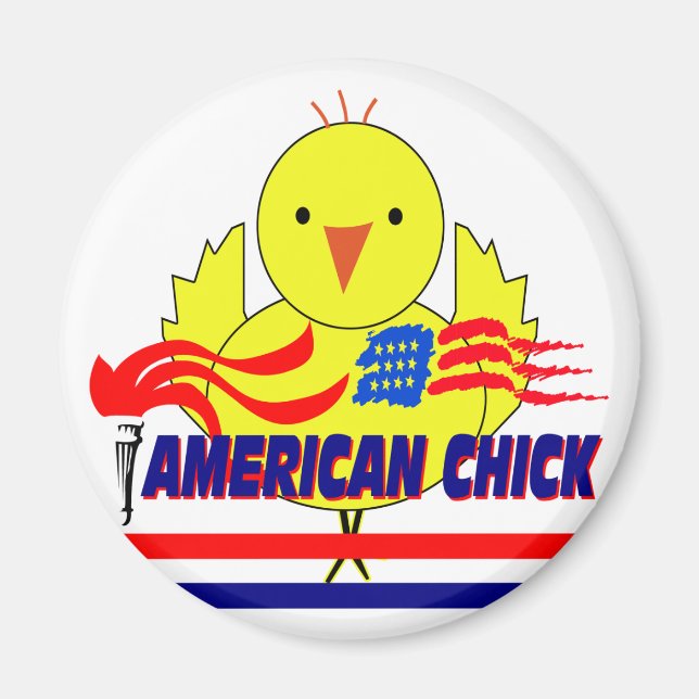 American Chick Magnet (Front)