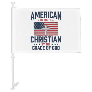 American Christian Flag Cross Vintage Shirt