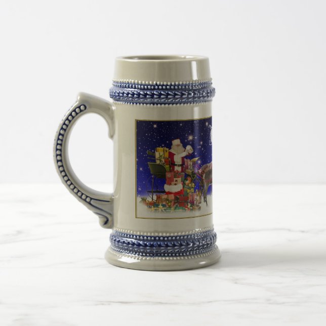 American Christmas Customizable Stein (Left)