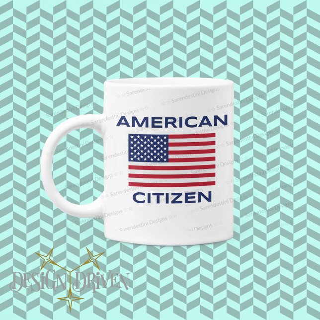 American Citizen Bold USA Flag Classic Mug (Creator Uploaded)