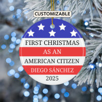American Citizen Ornament, US Citizenship