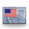 American Citizenship Flag Award with Date