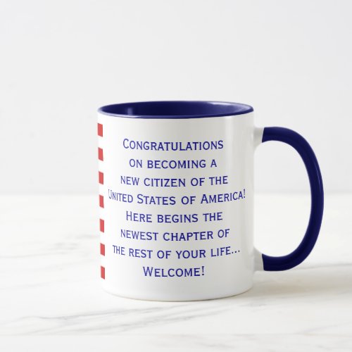 American Citizenship Flag Mug