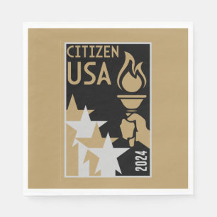 American Citizenship Gifts Napkins