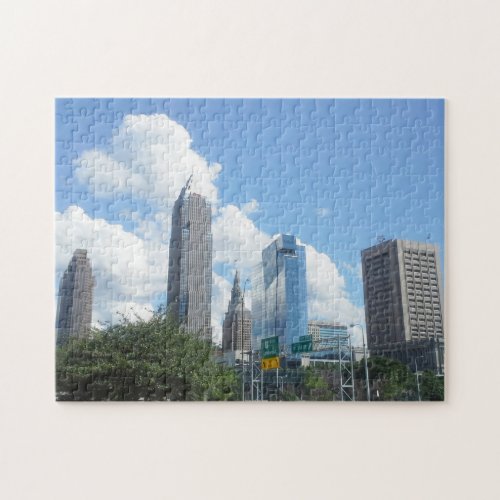 AMERICAN CITY CLEVELAND OHIO JIGSAW PUZZLE