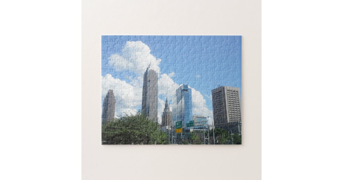 AMERICAN CITY CLEVELAND OHIO JIGSAW PUZZLE Zazzle