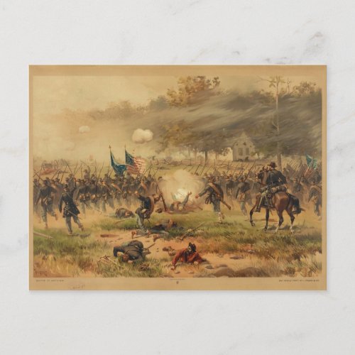 American Civil War Battle of Antietam Sharpsburg Postcard