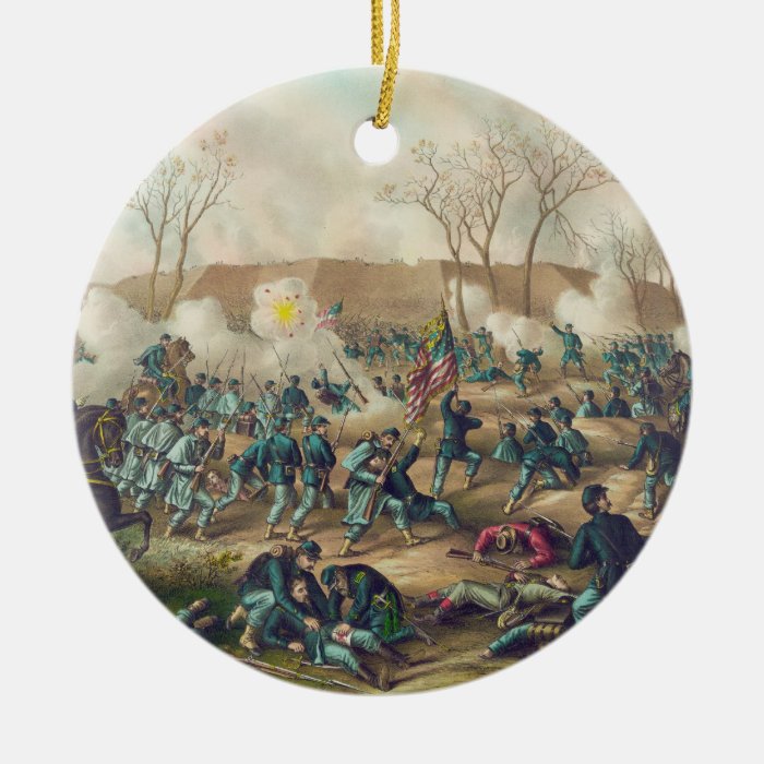 American Civil War Battle of Fort Donelson 1862 Christmas Tree Ornament