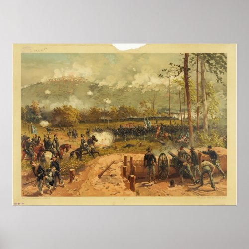 American Civil War Battle of Kennesaw Mountain Poster