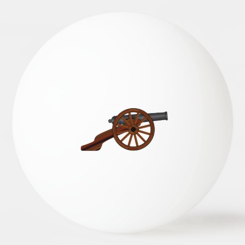 American Civil War Cannon Ping Pong Ball