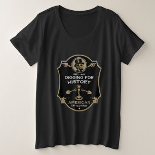 American Civil War Metal Detecting Plus Size T-Shirt