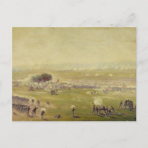 American Civil War Picketts Charge by Edwin Forbes Postcard