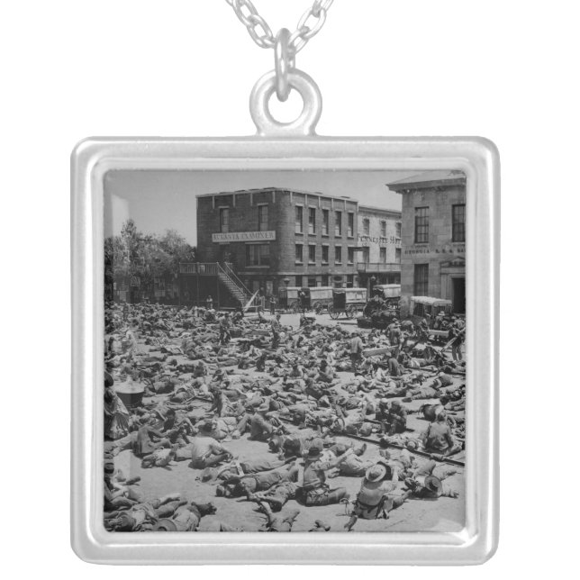 American Civil War Silver Plated Necklace (Front)