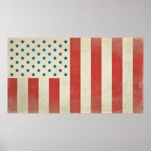 American Civilian Flag of Peace Print