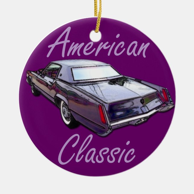American Classic 1967 Cadillac Eldorado Ceramic Ornament (Front)