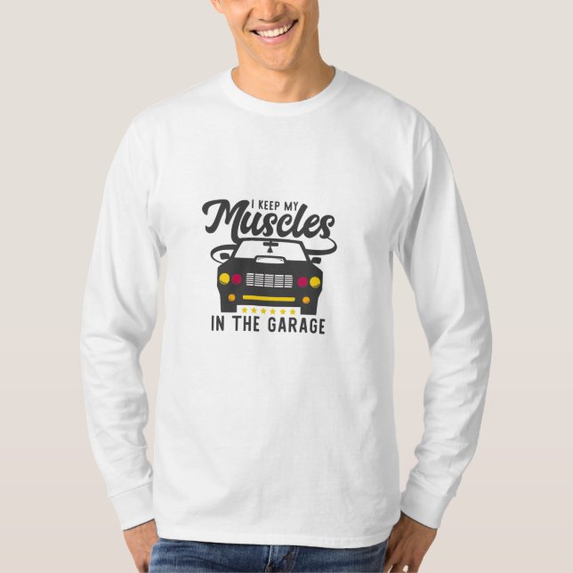 American Classic  Car V8 T-Shirt (Front)