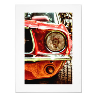 American Classic Cars - Red (0275) Photo Print