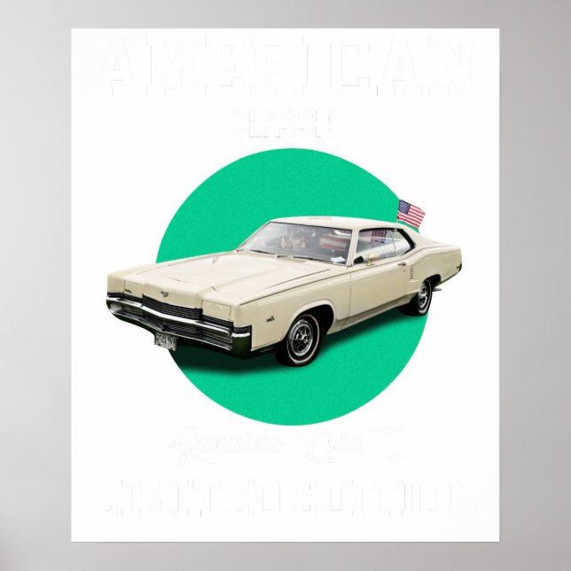 american classic genuine quality limited edition M Poster (Front)