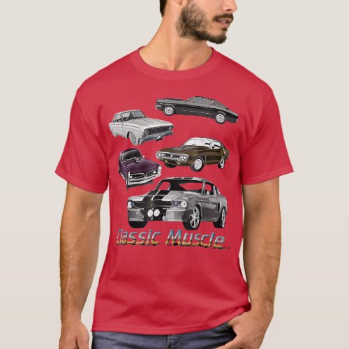 American Classic Musclecar US Car Muscle Car Rocka T_Shirt
