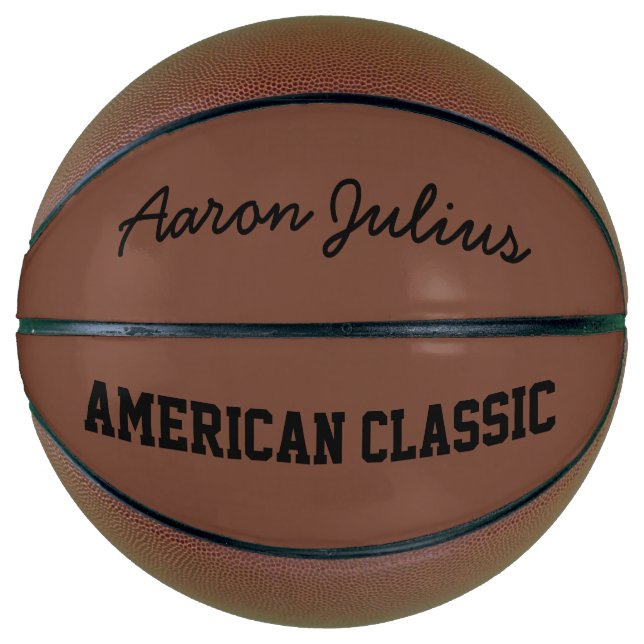 American Classic Personalized Basketball (Front)