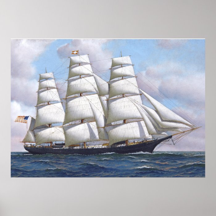 American Clipper Ship Flying Cloud Print