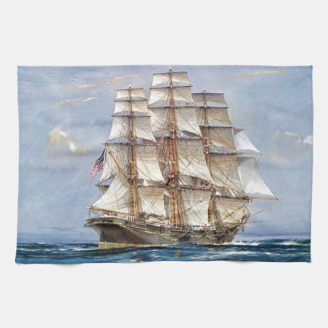 American Clipper Sovereign of the Seas Towel (Horizontal)