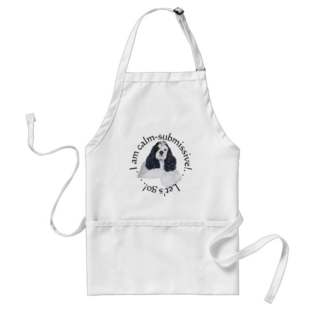 American Cocker Spaniel Calm Submissive Adult Apron (Front)