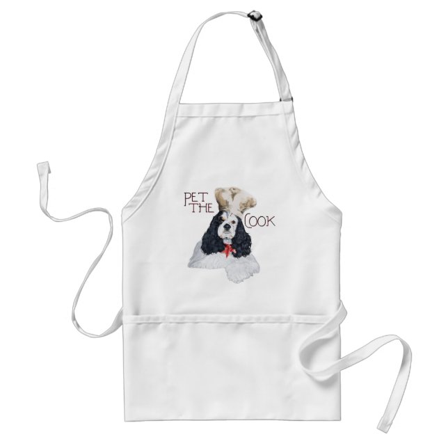 American Cocker Spaniel Chef Adult Apron (Front)