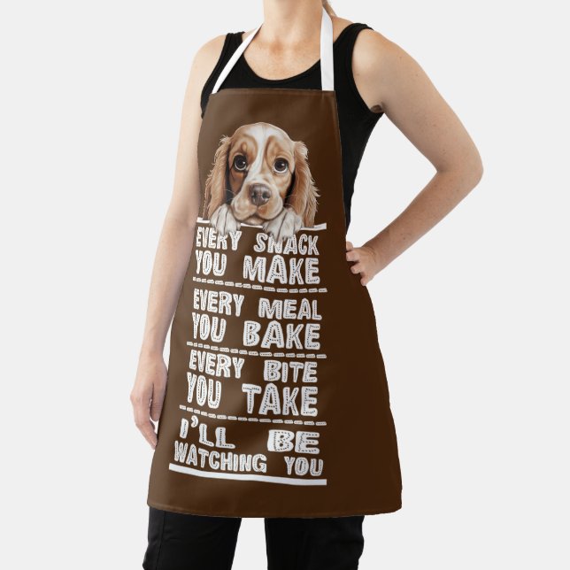 American Cocker Spaniel Dog Every Snack You Make Apron (Insitu)