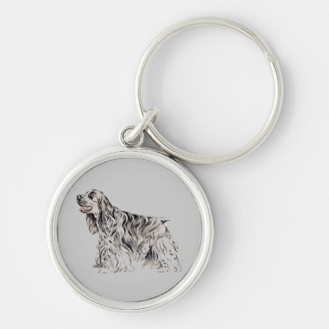 American Cocker Spaniel Key Chain (Front)