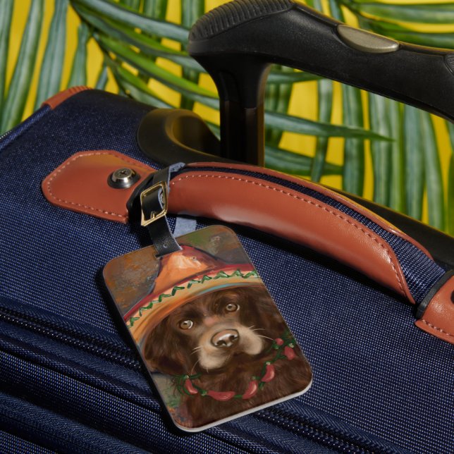 American Cocker Spaniel  Luggage Tag (Front Insitu 1)