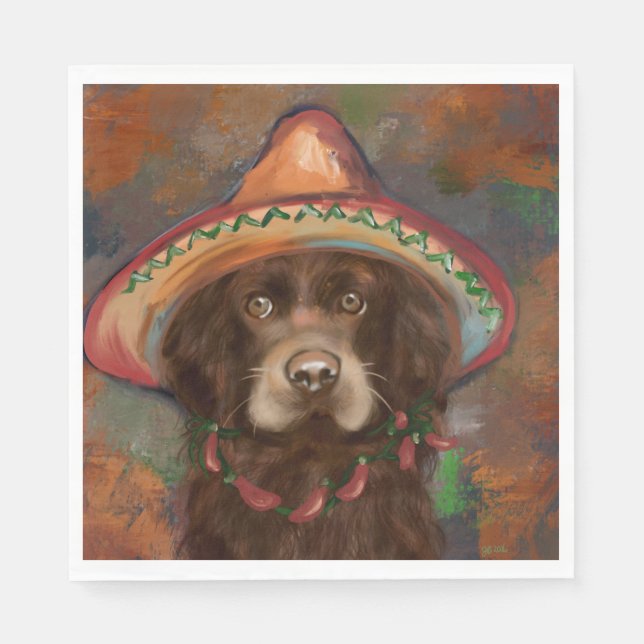 American Cocker Spaniel  Napkins (Front)
