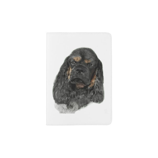American Cocker Spaniel Passport Holder (Front)