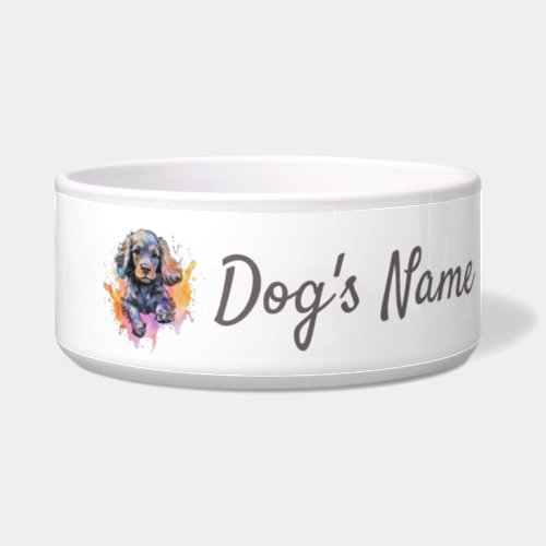 American Cocker Spaniel puppy Ceramic Pet Bowl