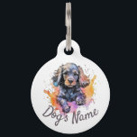 American Cocker Spaniel puppy Pet ID Tag<br><div class="desc">American Cocker Spaniel puppy,  editable Dog's Name,  phone,  e-mail</div>