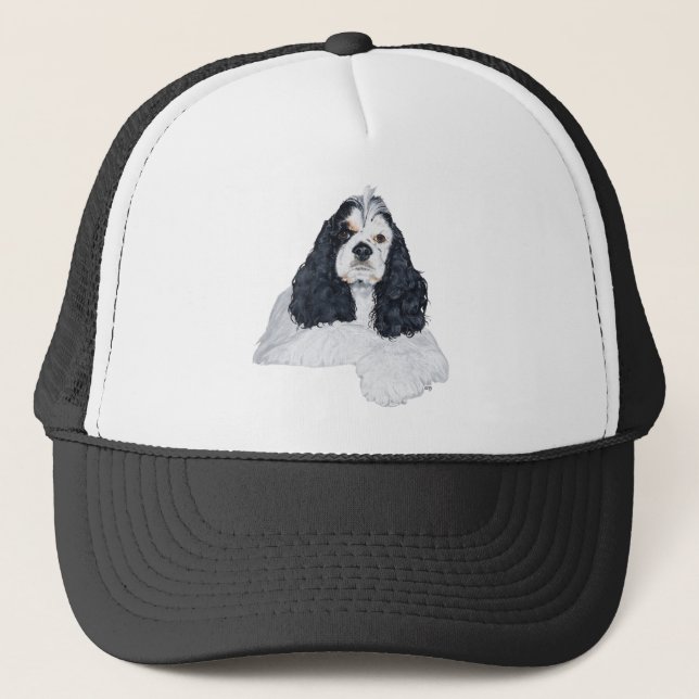 American Cocker Spaniel Trucker Hat (Front)