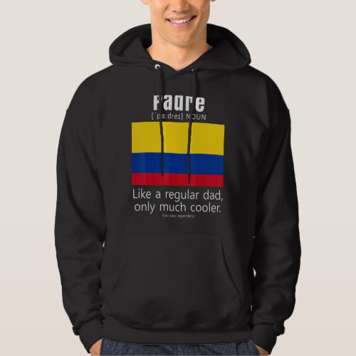 American Colombian Patriot Flag Fathers Day Colomb Hoodie