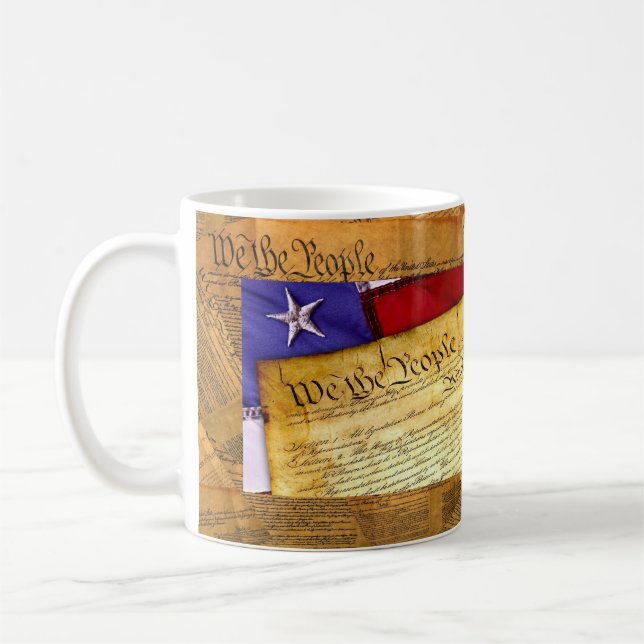 American Constitution We The People Coffee Mug (Left)