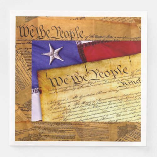 American Constitution We The People Paper Dinner N Paper Dinner Napkins