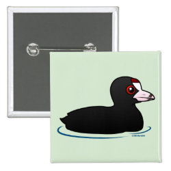 American Coot Square Button