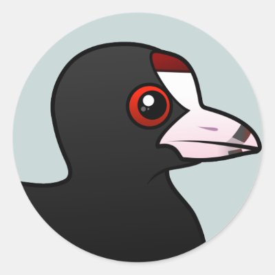 American Coot Classic Round Sticker