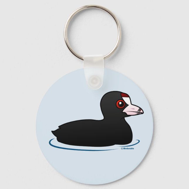 American Coot Keychain (Front)