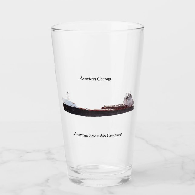 American Courage glass (Front)
