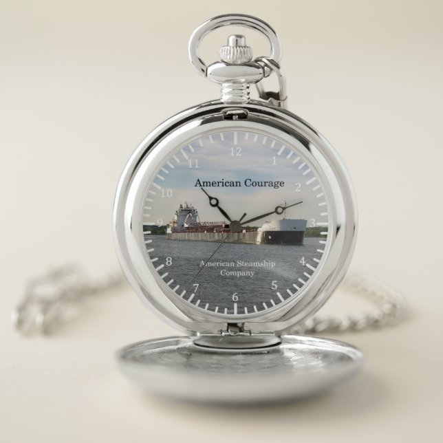 American Courage pocket watch (Inside)