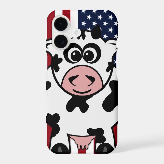 American Cow Iphone Case (Back)