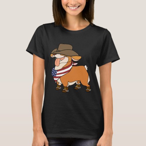 American Cowboy Corgi T_Shirt