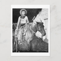 American cowboy in Kansas, c.1880 (b/w photo)
